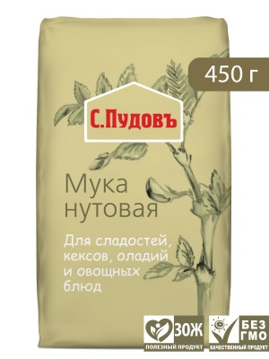 Мука Нутовая 450гр С.Пудовъ